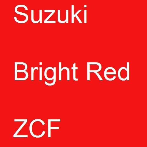 Suzuki, Bright Red, ZCF.